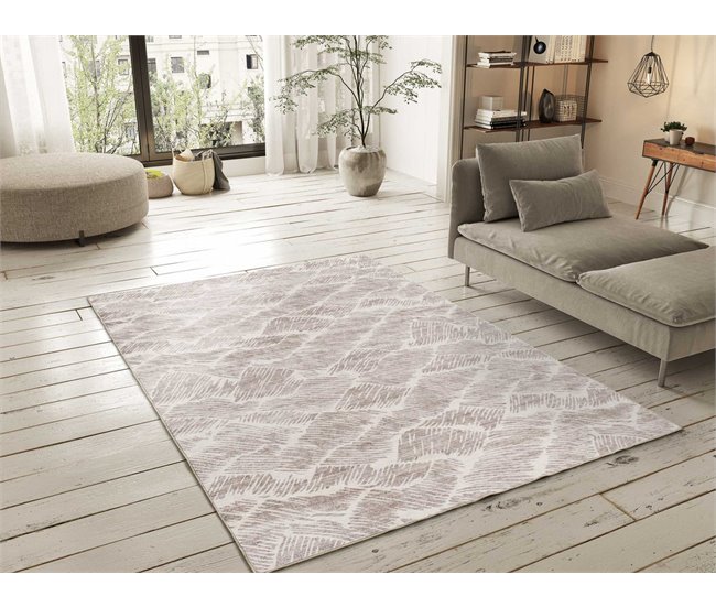 Alfombra vintage impresa CLASS - ATTICGO 200x290 Beige