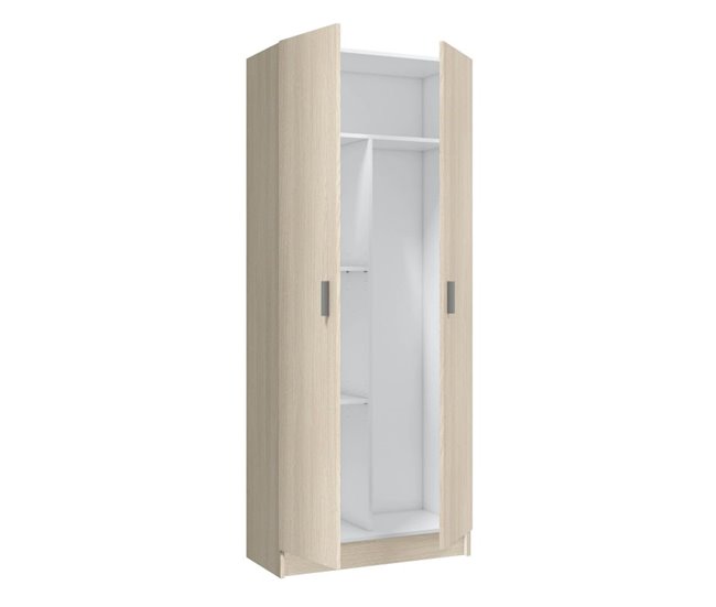 Armario Multiusos 2 puertas 3 zonas 73 Blanco