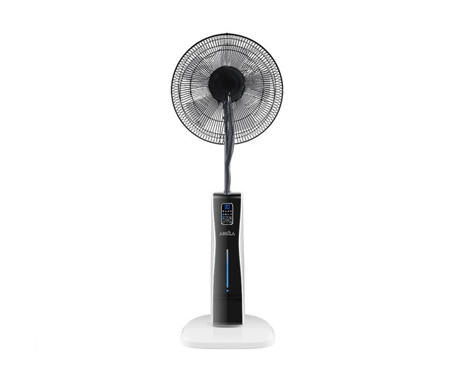 Ventilador De Pie Metal Serie Corvo Blanco/ Negro