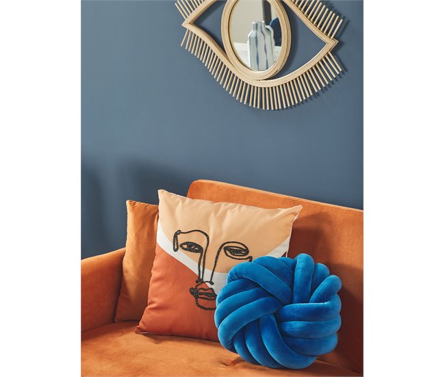 Beliani Cojín decorativo RUDBEKIA Multicolor