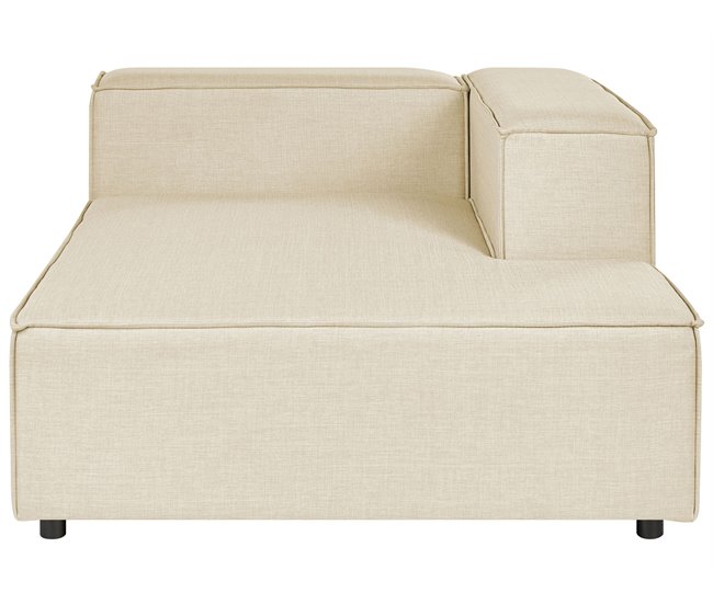 Beliani Chaise longue Lino APRICA Beige
