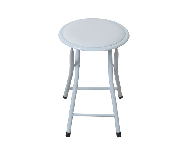 Taburete plegable modelo FOLK III Blanco