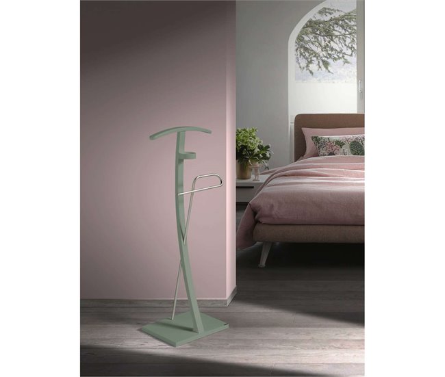 Galan 396 herraje cromo satinado lacado Verde