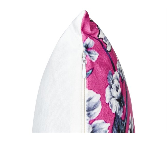 Beliani Cojín decorativo KOELERIA Fucsia
