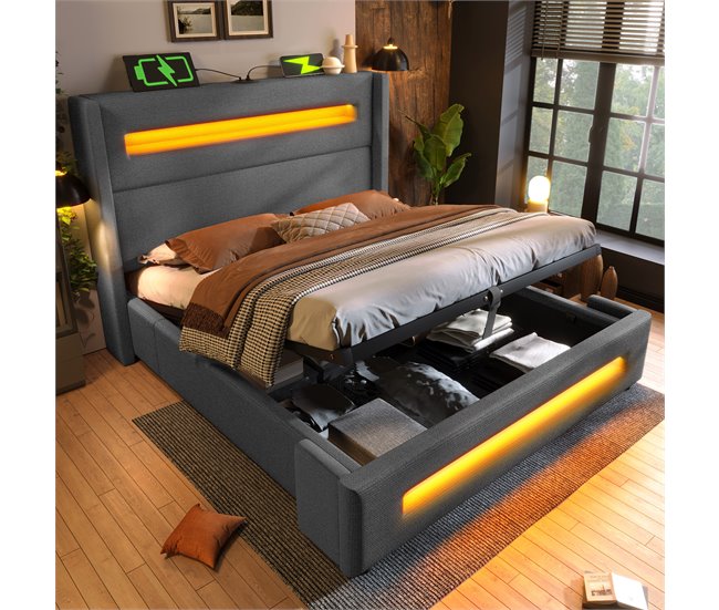 Canapés abatibles Gris