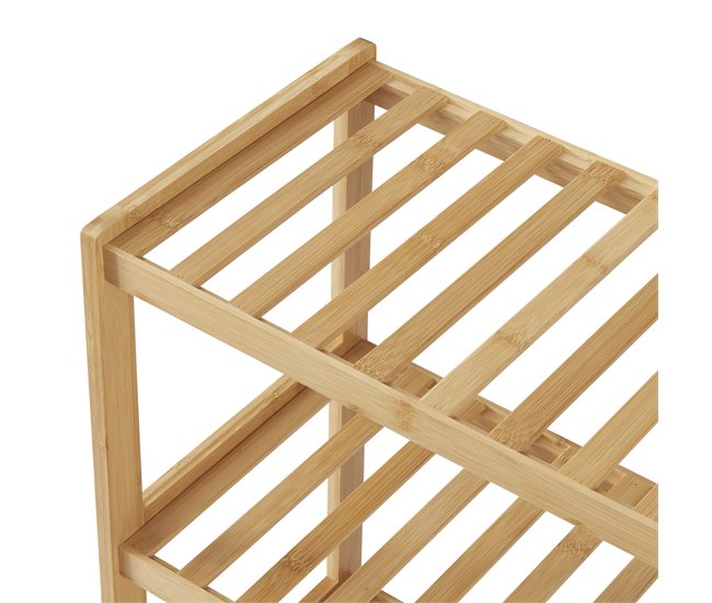 Zapatero Dammfleth de 3 niveles para 9 pares bambú Natural