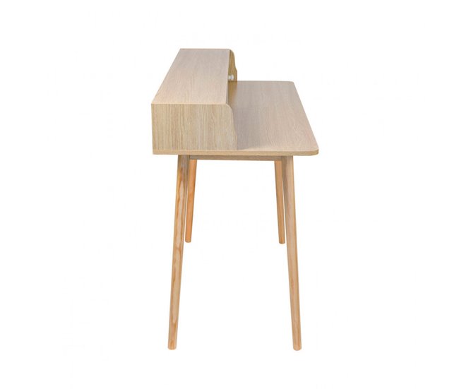 Escritorio Vintage Thinia Home Natural/ Blanco