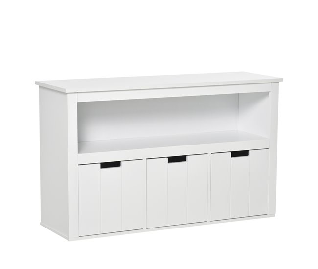 Aparador de Salón MDF HOMCOM, hogar - muebles de comedor 102 Blanco