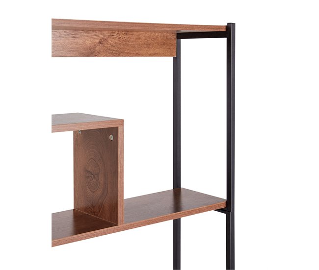 Beliani Librería DAVEN Madera Oscura