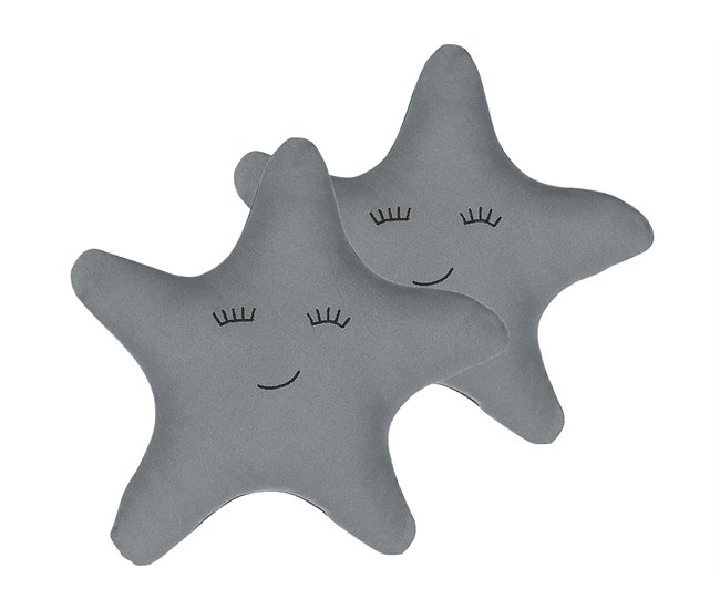 Beliani Cojín decorativo BHOPAL 40x40 Gris