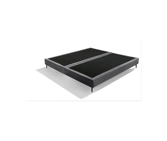 Base LOUVRE tejido SOMNALIS PREMIUM Gris