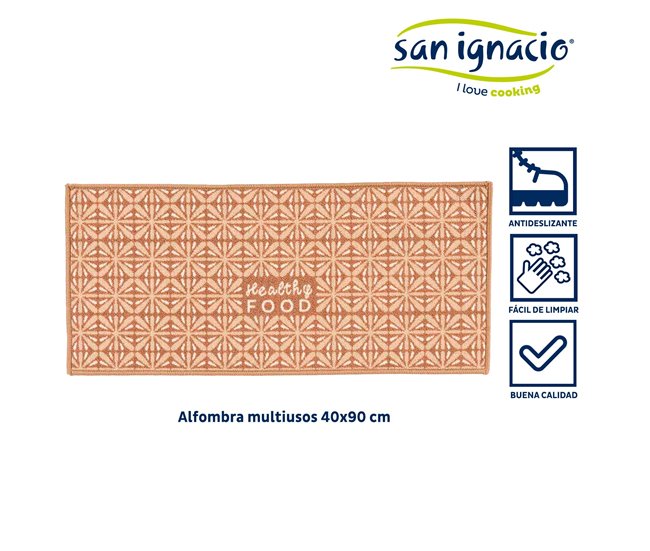Alfombra multiusos healthy food colección KINVARA Beige