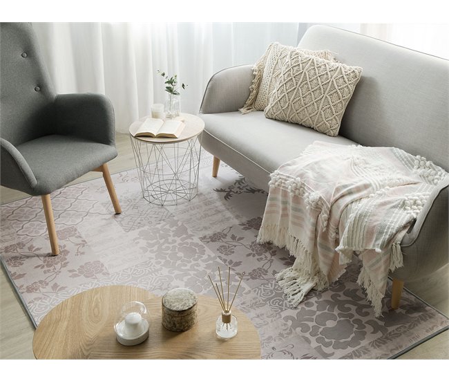 Beliani De pelo corto BALLICA II 160x230 Gris Claro