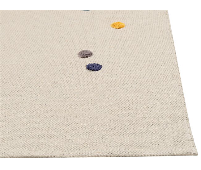 Beliani Alfombra para niños SINGKIL Beige