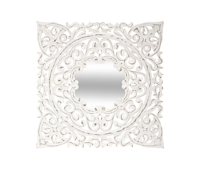 Espejo de pared FANNY marca ATMOSPHERA Blanco