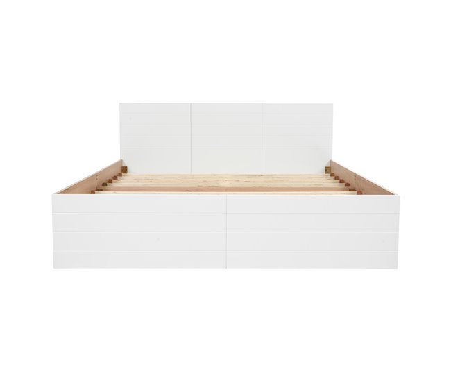 Camas de matrimonio 145x207 Blanco