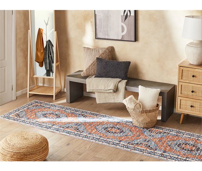 Beliani De corredor MIDALAM 80x300 Azul