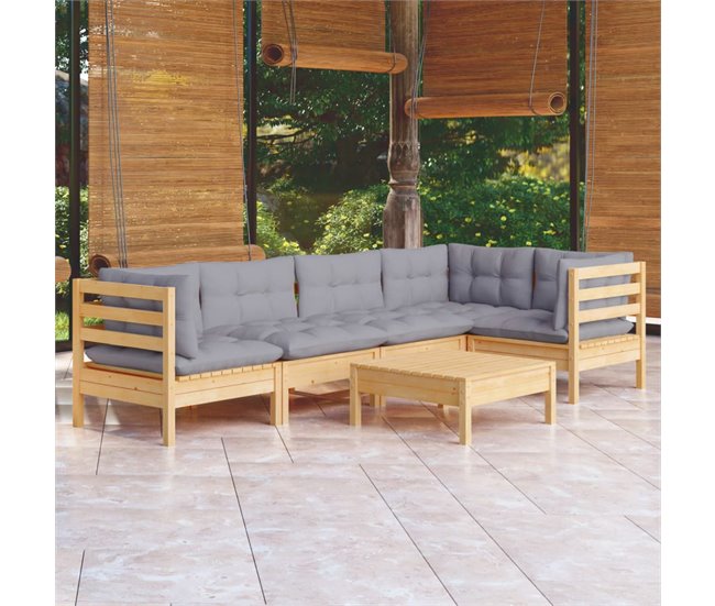 Conjuntos de jardin Gris