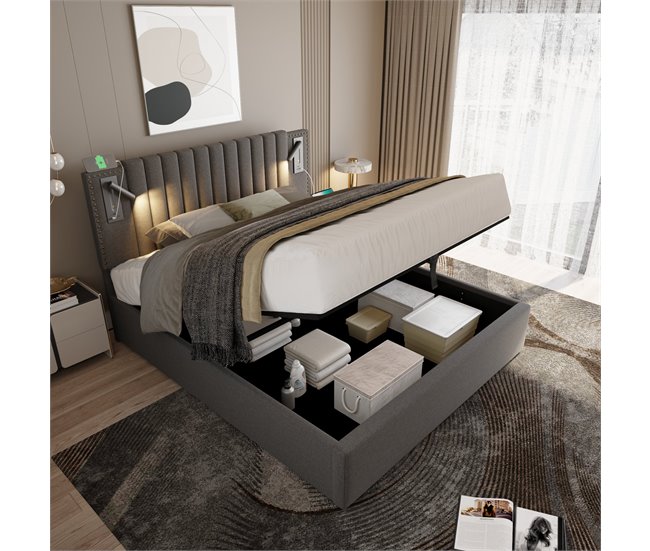 Canapés abatibles Gris