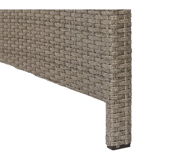 Beliani Conjunto de jardín BARDI Blanco