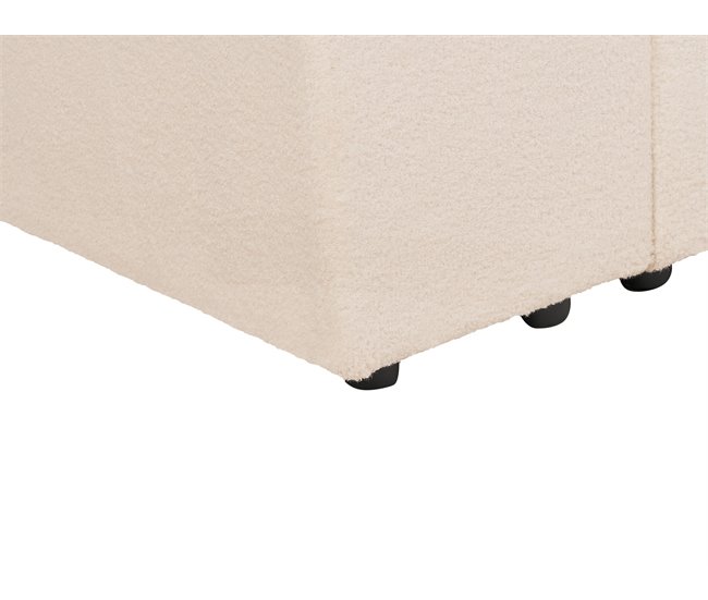 Beliani Sofá modular Bouclé FALSTERBO Beige