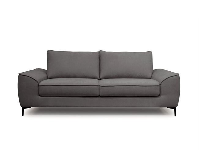 Sofá 3 plazas fijo BOSCO Gris Oscuro