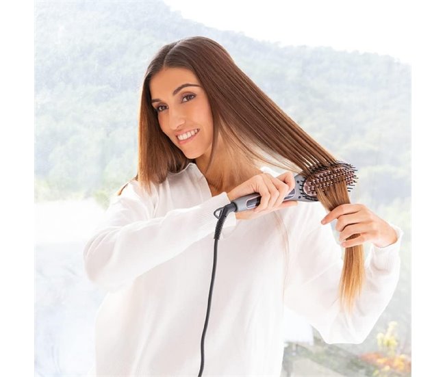 Cecotec Cepillo alisador InstantCare Smooth Brush Negro