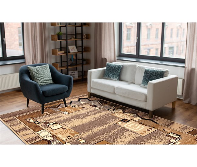 Alfombra BCF Morad SZLACZEK sendero clásico 80x150 Marron