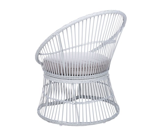 Beliani Conjunto bistro MESYNA Blanco