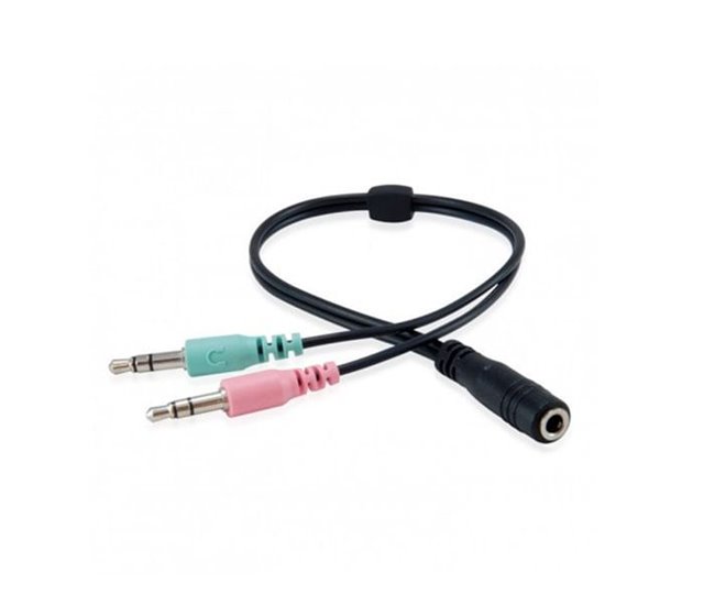 Auricular Equip Life con micrófono jack Negro