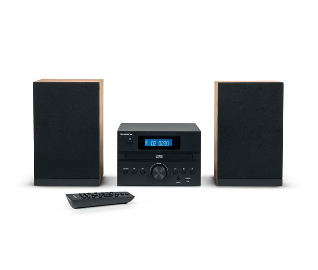 Microcadena Bluetooth Thomson Negro/ Madera