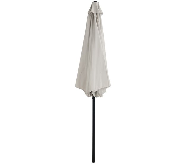 Acomoda Textil – Sombrilla Jardín Inclinable con Sistema Push UP. Beige