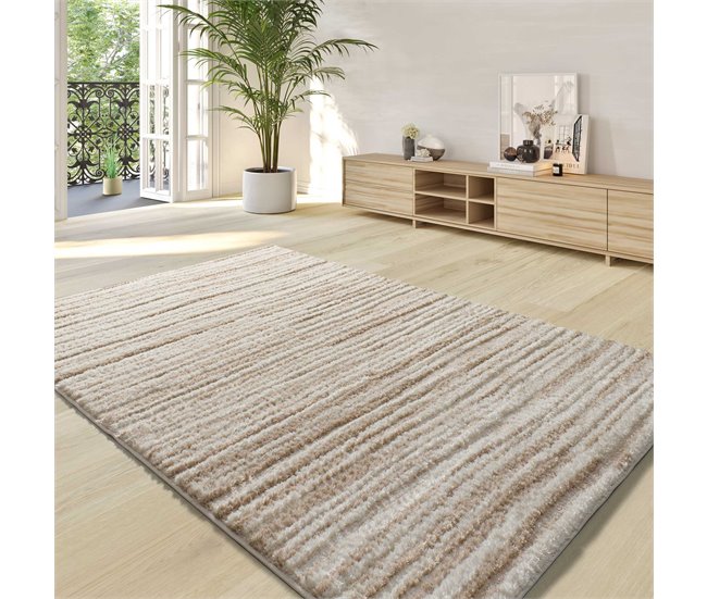 Alfombra de estilo escandinavo LIMA - ATTICGO 140x200 Beige