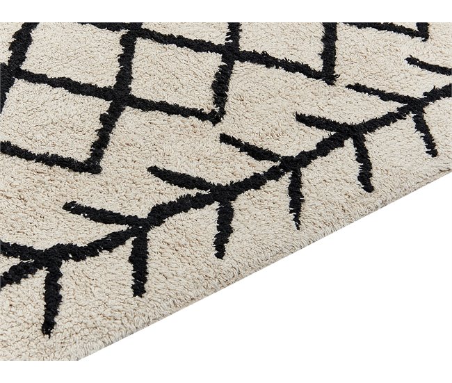 Beliani Alfombra de pelo corto BOZKIR 160x230 Beige