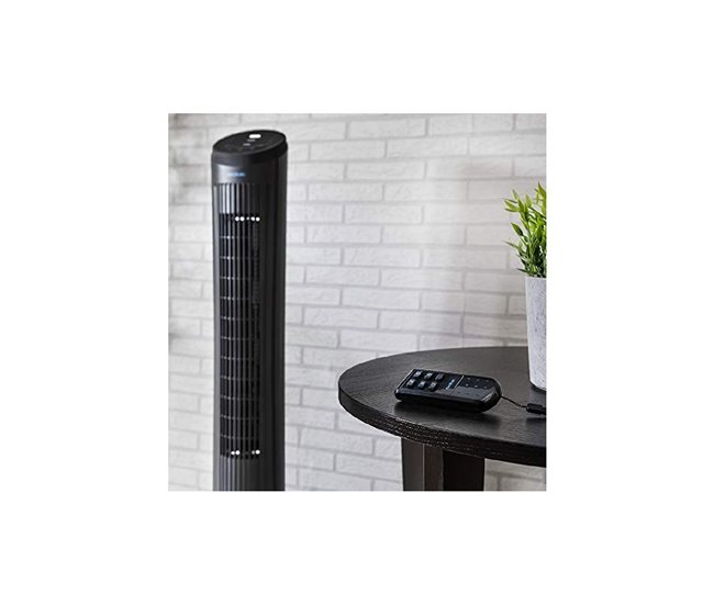 Ventilador de torre EnergySilence 9090 Skyline Cecotec Negro