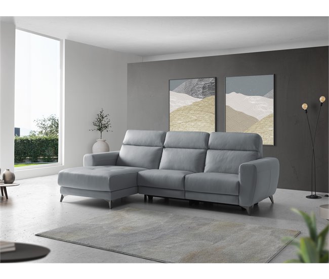 Chaise longue SALMA relax eléctrica Gris