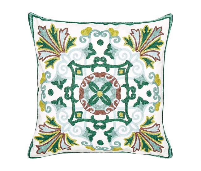 Beliani Cojín decorativo ELANITE Verde