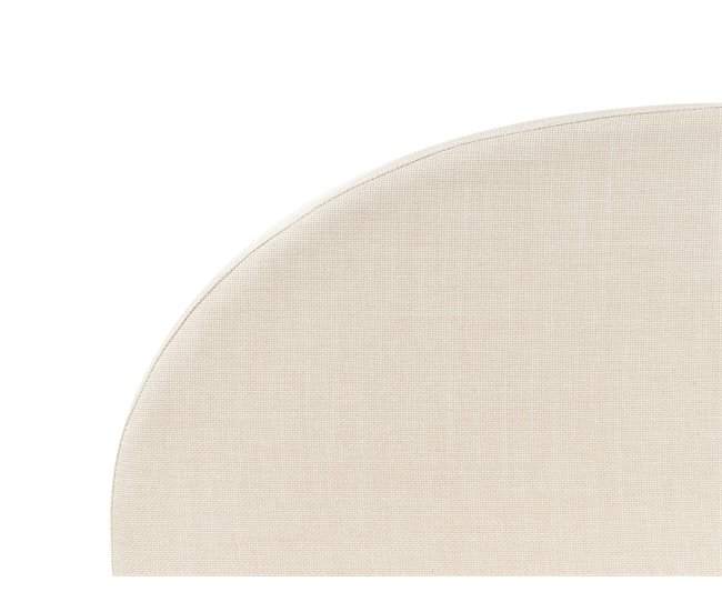 Beliani Cama con almacenaje Poliéster VAUCLUSE 194x214 Beige