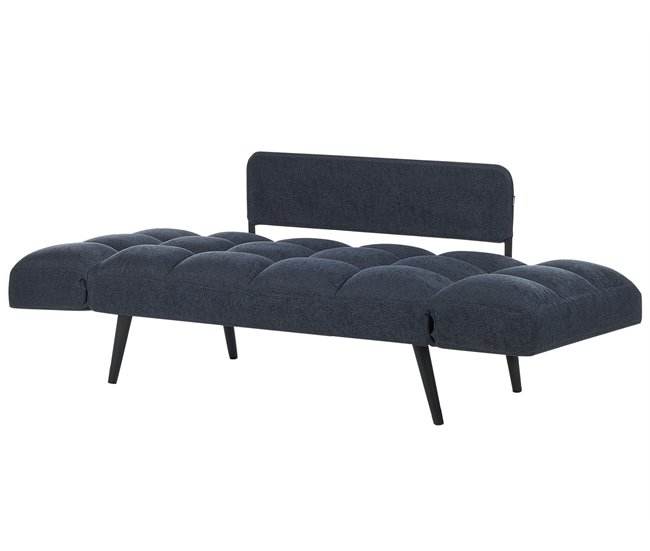 Beliani Sofá de 2 plazas Poliéster BREKKE Azul