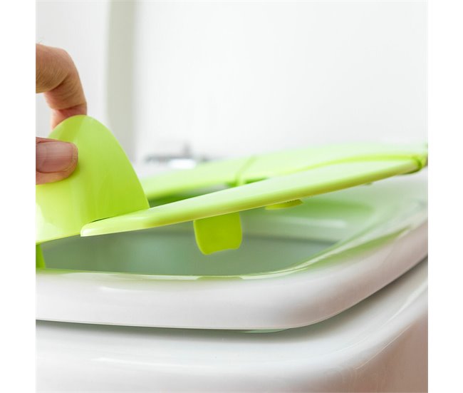 Reductor de WC Plegable para Niños Verde
