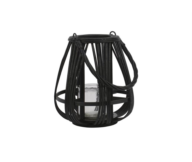 Farolillo BAHARI color negro 23cm Negro
