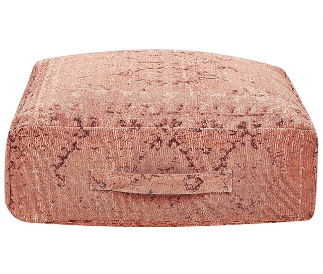 Beliani Cojín de suelo SHASA Rojo