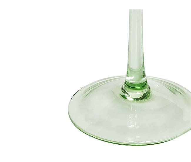 Beliani Cristalería Vidrio DIOPSIDE Rosa Talco