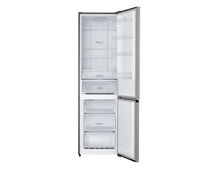 Frigorífico Combi 2,04M 358L No Frost color Inox LG GBM22HSADH Inox