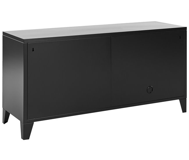 Beliani Estantería de oficina CARDIFF 120 Negro