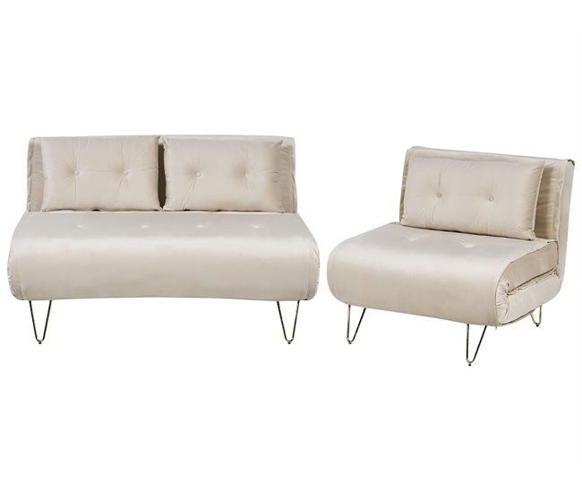 Beliani Conjunto de sofás VESTFOLD Beige