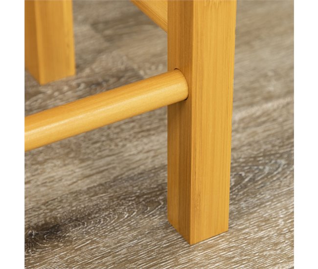 Conjunto de Bar Bambú HOMCOM, hogar - cocina Marron