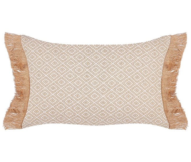 Beliani Cojín decorativo BOATH Beige