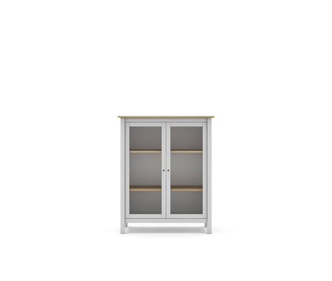 Mueble Microondas 2P LANDHAUS. Blanco