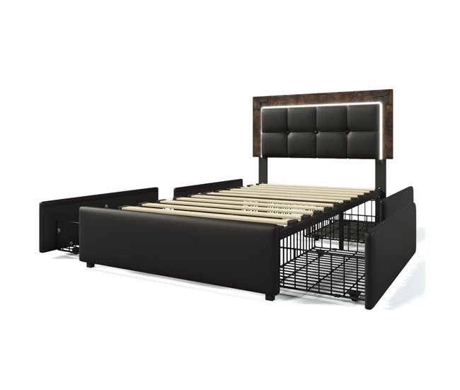 Camas individuales Negro